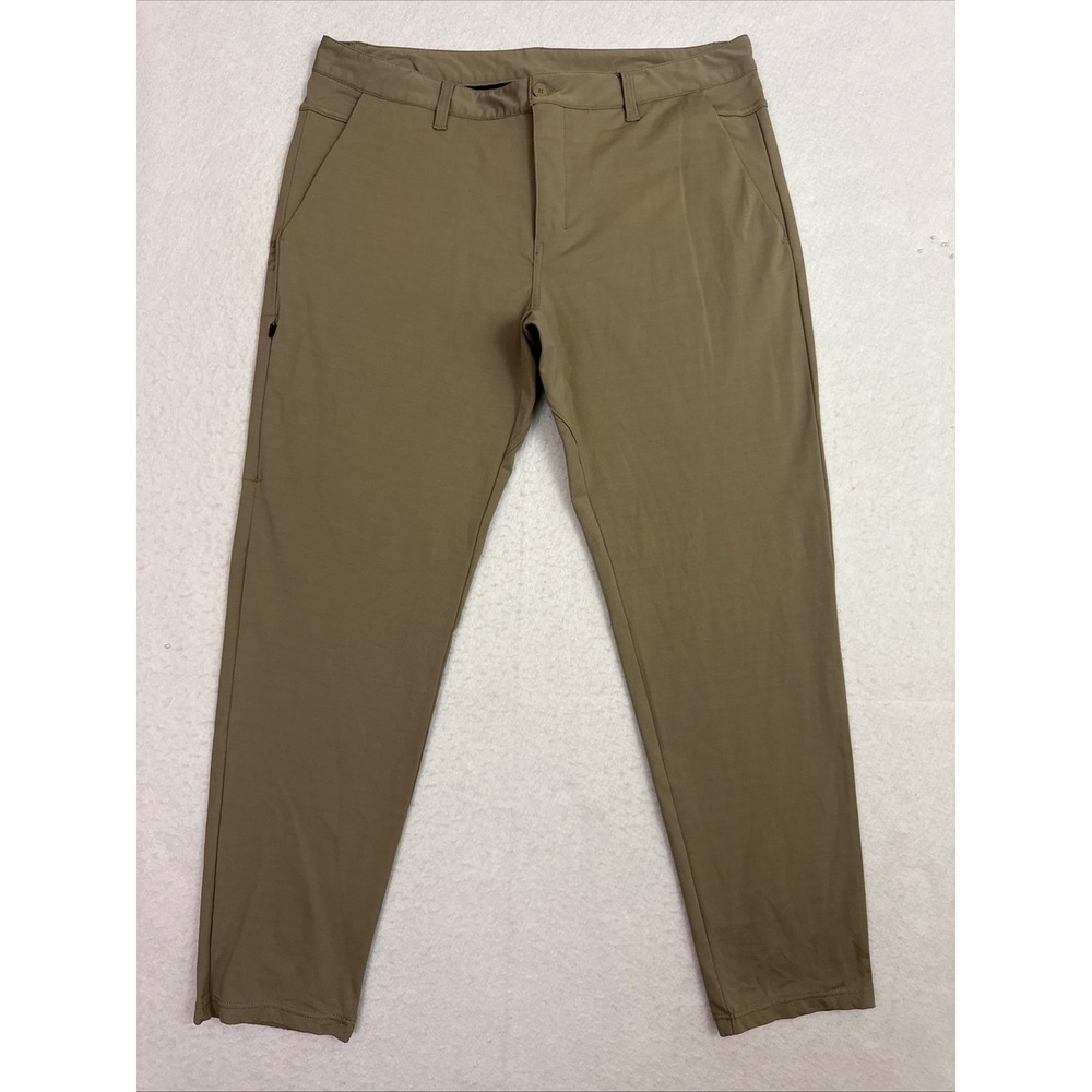 BYLT Everyday Pant 2.0 Mens XXL Beige Straight Fit Stretch Golf Casual Pants